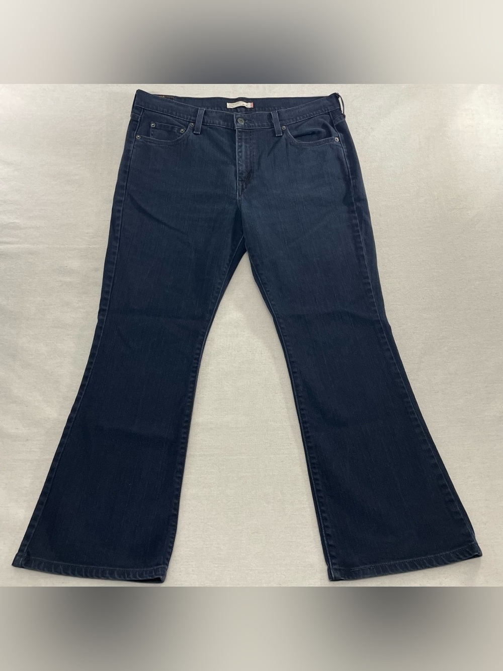 Levis 515 Jeans Womens 14S Black Boot Cut Stretch High Rise Denim Classic Y2K